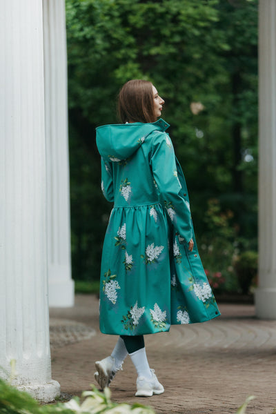 Emerald Bloom Coat – Green