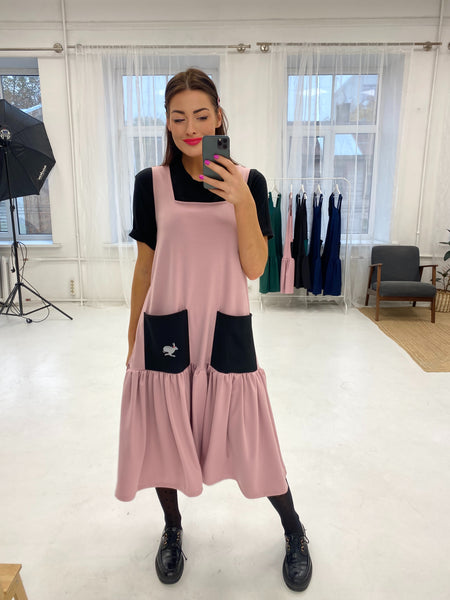 Pink Pocket Dress