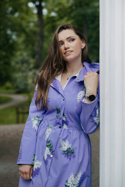 Luna Lilac Coat – Lavender