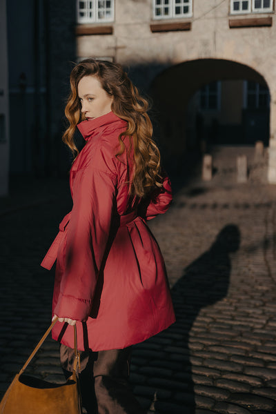 Winter Rose Coat – Windproof & Water-Resistant
