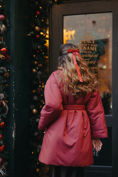 Winter Rose Coat – Windproof & Water-Resistant