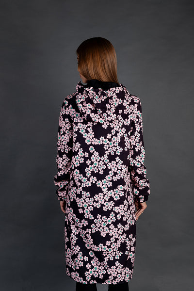 Softeshell raincoat / Dark Burgundy / Oversize