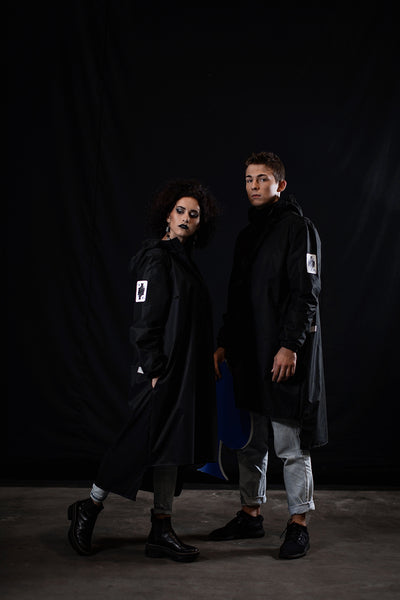 Black raincoat / King of Spades