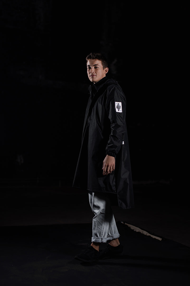 Black raincoat / King of Spades